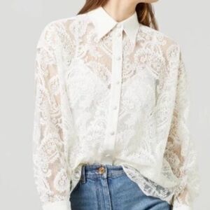 Zimmermann Wonderland Lace Shirt